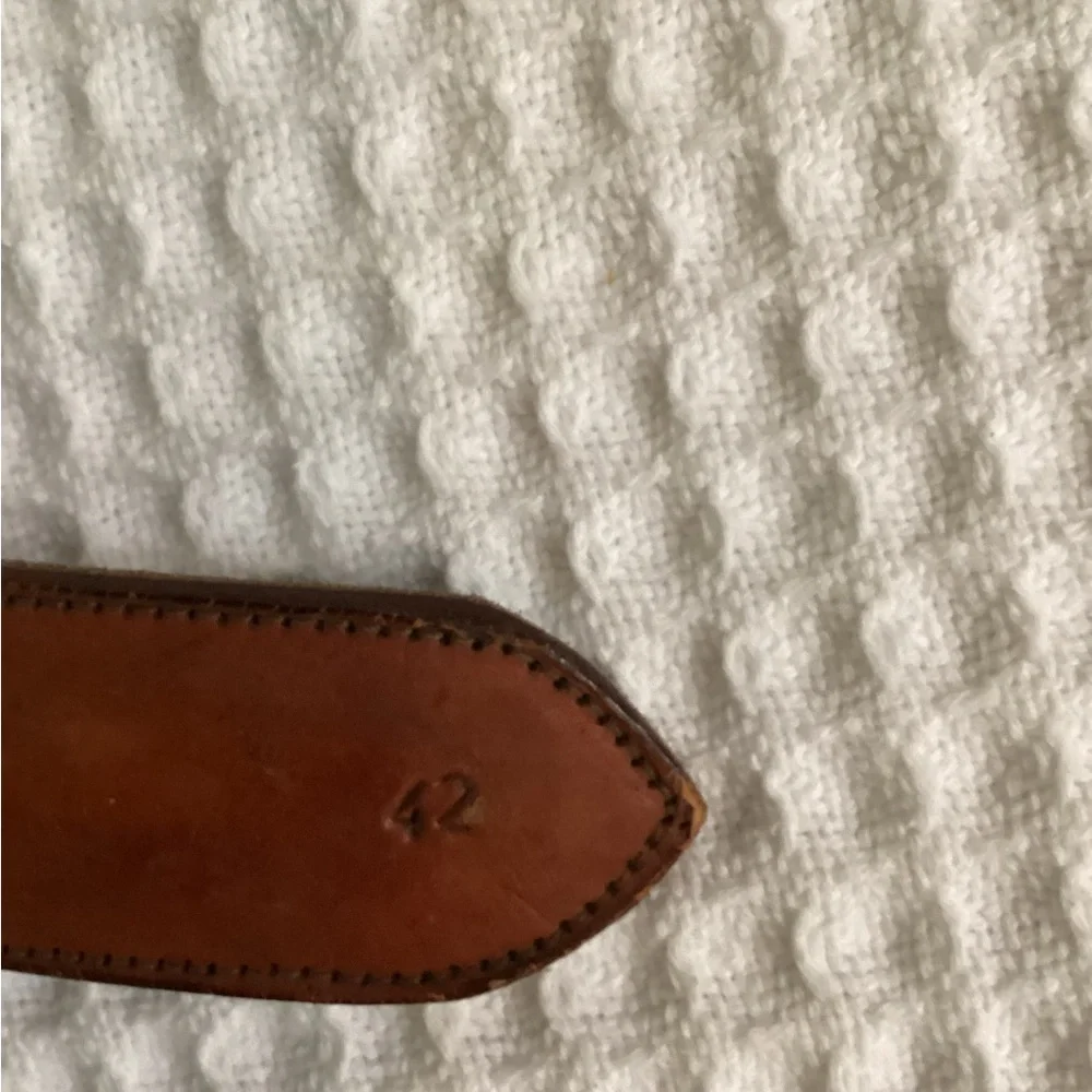 Hand Crafted Leather and Horse Hair Men’s size 42 Belt